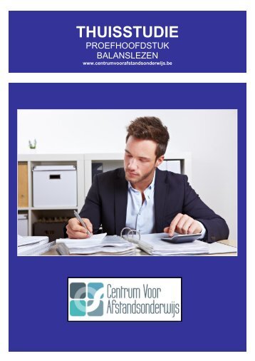 CURSUS BALANSANALYSE - Ondernemersschool