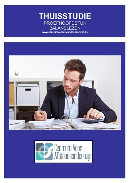 CURSUS BALANSANALYSE - Ondernemersschool