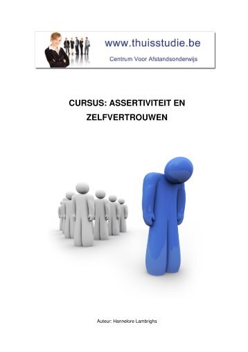 cursus: assertiviteit en zelfvertrouwen - Ondernemersschool
