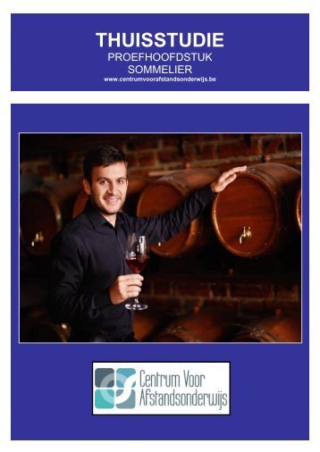 CURSUS SOMMELIER / WIJNPROEVER - Ondernemersschool