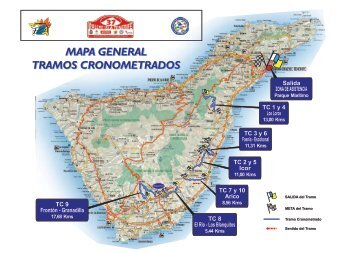 Mapas - Rallye isla de Tenerife