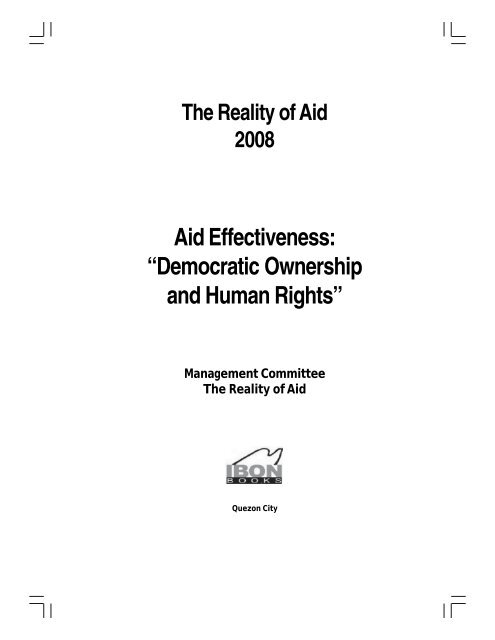 Democratic Ownership and Human Rights - Reality of Aid