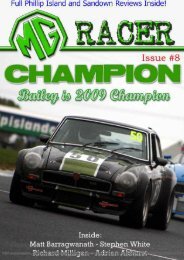 Issue 8 - MG Racing