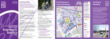 Cycling in Reading - Reading Travel Information