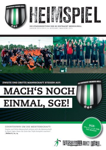 Mach'S noch EinMal, SGE! - SG Eintracht Mendig/Bell