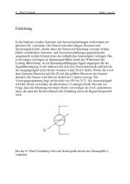 4 - 20 mA Technik - Sgersing.de