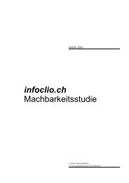 Machbarkeitsstudie - Schweizerische Gesellschaft fÃ¼r Geschichte