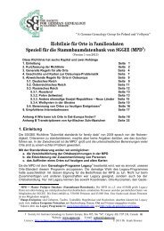 Guideline - Society for German Genealogy in Eastern Europe