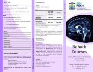 Bobath Courses - Singapore General Hospital