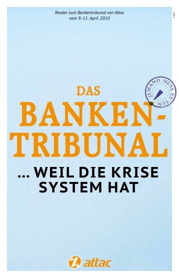 weil die krise system hat DAS BANKEN - Sgipt