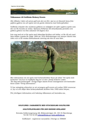 Golflinks Hickory Events 728.63 Kb PDF - Stockholms Golfklubb