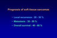 Sarcomes des Tissus Mous Traitement - epathologies