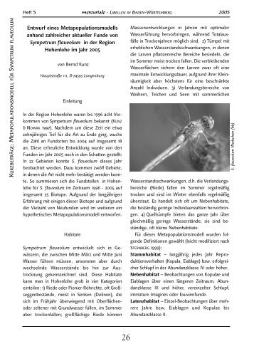 KUNZ, B. - Schutzgemeinschaft Libellen in Baden-Württemberg eV ...