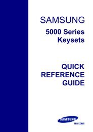 Samsung_5000_Series_Keyset quick reference