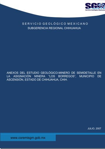 3 - Servicio GeolÃ³gico Mexicano