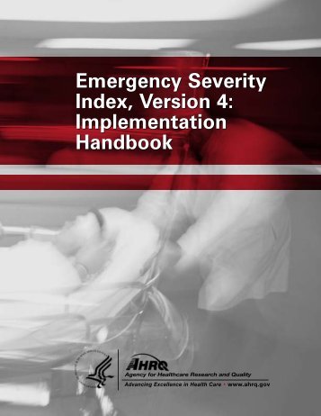 Emergency Severity Index, Version 4: Implementation ... - SGNOR