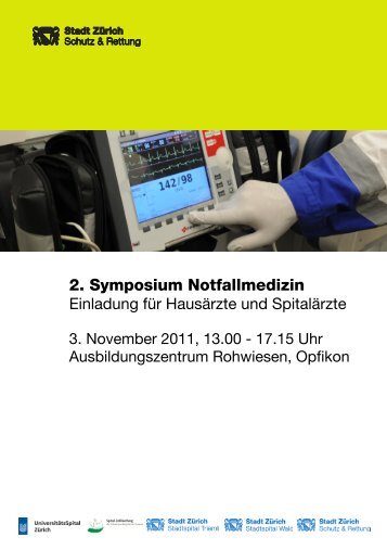 2. Symposium Notfallmedizin - SGNOR