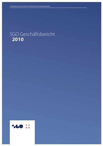 SGO GeschÃ¤ftsbericht 2010