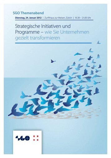 Strategische Initiativen und Programme â wie Sie ... - SGO