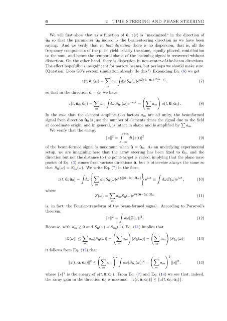 a Matlab package for phased array beam shape inspection