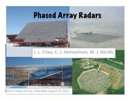 Phased Array Radars