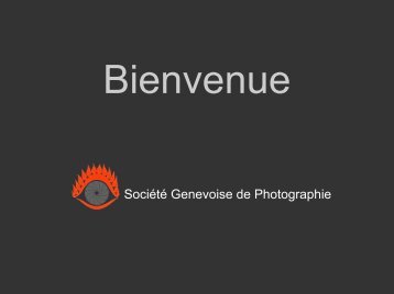 SGP - Annonce - SociÃ©tÃ© Genevoise de Photographie