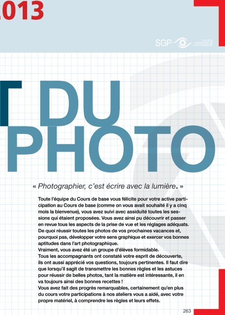 Portfolio - SociÃ©tÃ© Genevoise de Photographie