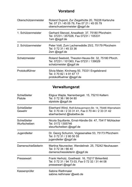 SchÃ¼tzengesellschaft Pforzheim 1450 eV am Freitag, 15. MÃ¤rz 2013 ...