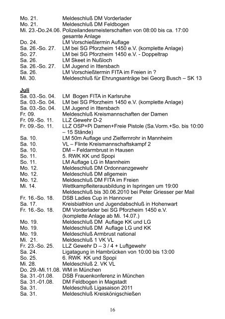 159 1/10 - SchÃ¼tzengesellschaft Pforzheim 1450 eV