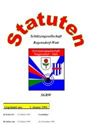 Statuten der SGRW als PDF-File - Schützengesellschaft Regensdorf ...