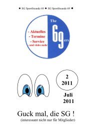 Sixty-Niners Ausgabe 02/2011 - SG Sportfreunde 69 Marmagen ...