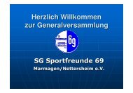 SG Sportfreunde 69 Veranstaltungen 2008