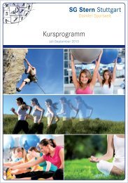 Kursprogramm - SG Stern Stuttgart