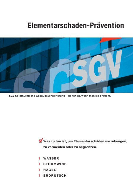 pdf download - SGV Solothurnische Gebäudeversicherung