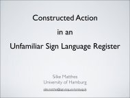 Constructed Action in an Unfamiliar Sign Language Register