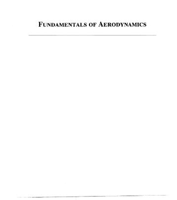 FUNDAMENTALS OF AERODYNAMICS - Shaastra