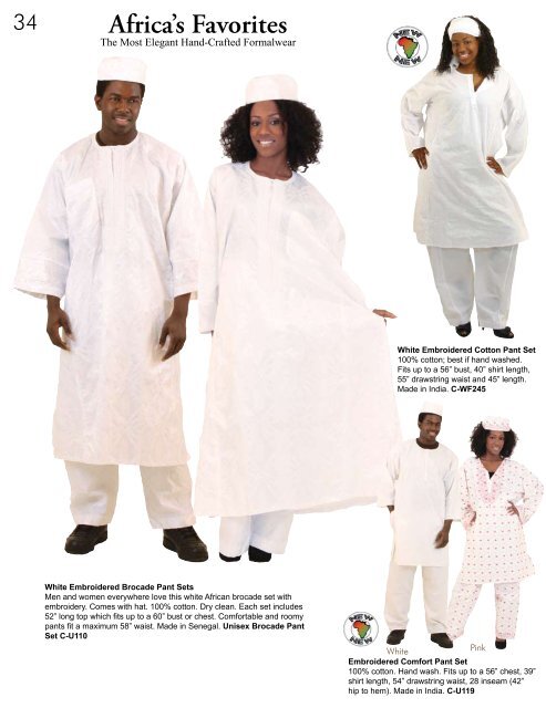 Spring 2011 Retail Catalog - Shades of Africa Ltd