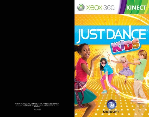 KINECT, Xbox, Xbox 360, Xbox LIVE, and the Xbox logos are ...