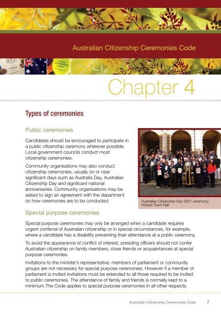 Australian Citizenship Ceremonies Code