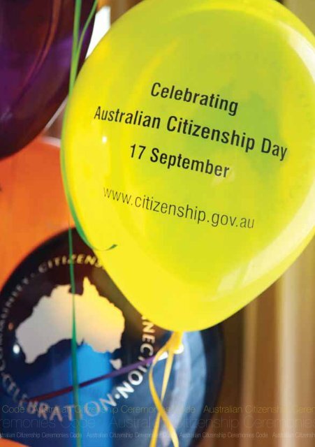 Australian Citizenship Ceremonies Code