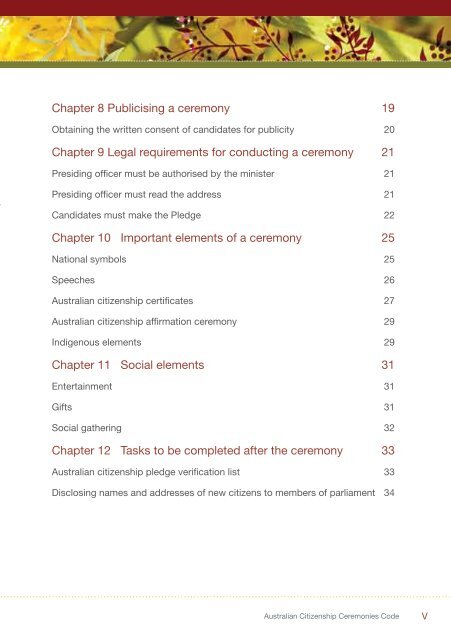 Australian Citizenship Ceremonies Code