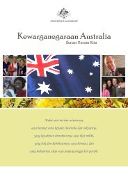 Citizenship resource book - Indonesian - Australian Citizenship