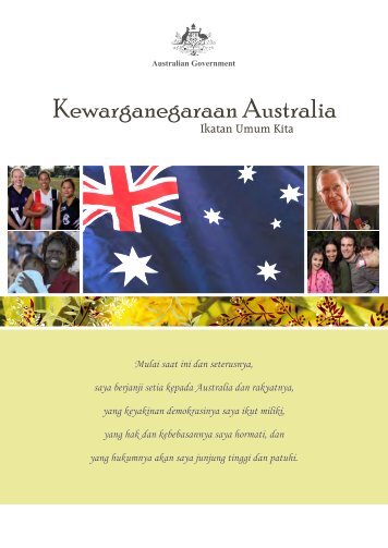 Citizenship resource book - Indonesian - Australian Citizenship