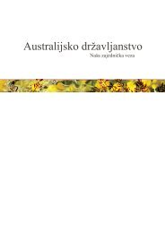 Australian Citizenship: Our Common Bond - Bosnian Translation
