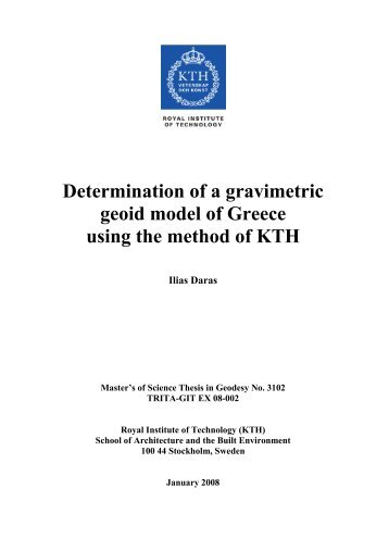Determination of a gravimetric geoid model of ... - ResearchGate