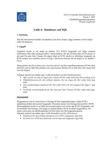 Labb 4: Databaser och SQL