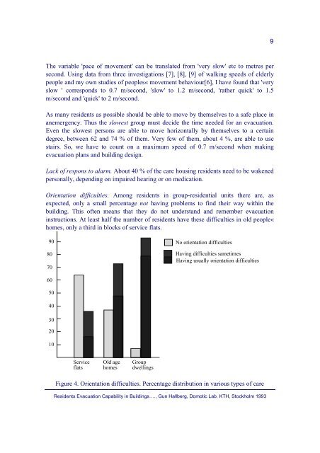 Residents' Evacuation Capability in Buildings