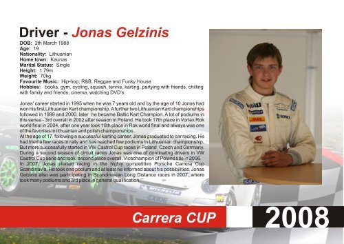 Carrera CUP - Juta