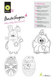 kiddy Bastelvorlage Ostern