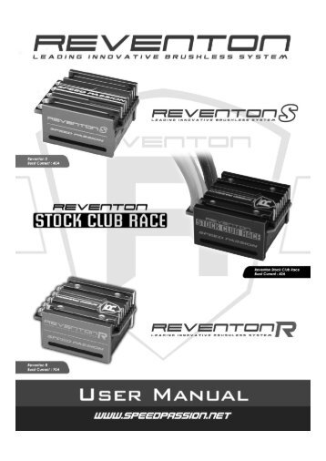 Reventon Manual - Speed Passion | RC TECHNOLOGY ...